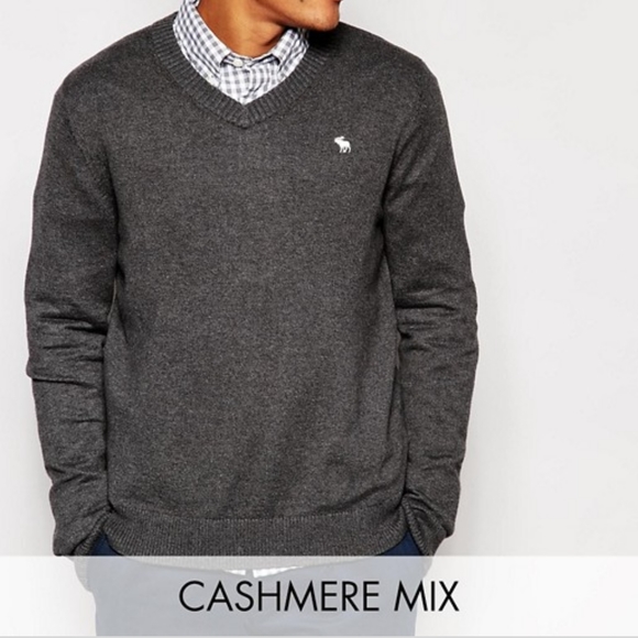 Abercrombie Fitch Cashmere Blend Vneck 